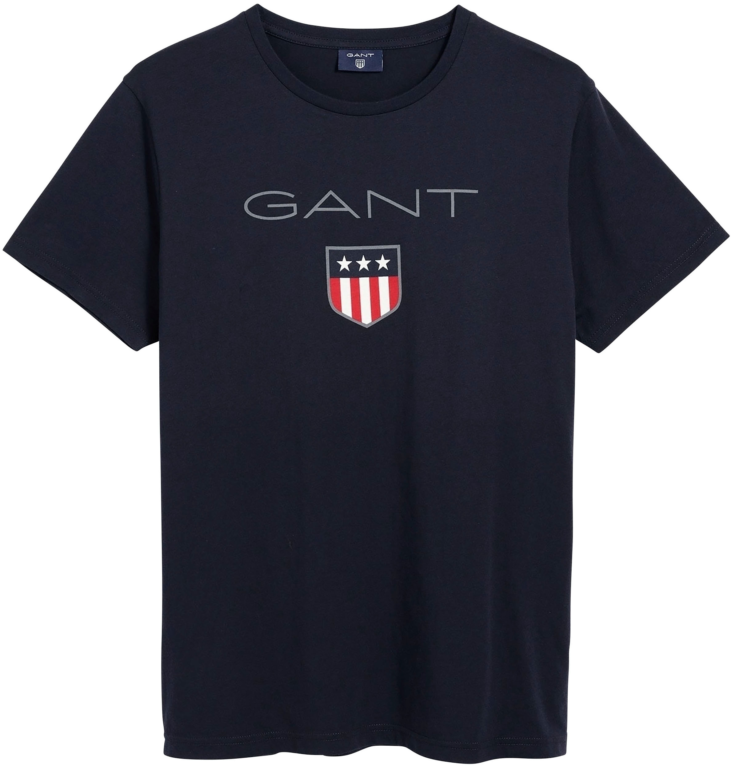 Gant T-Shirt SHIELD Großer Markendruck günstig online kaufen