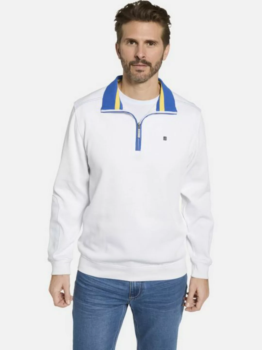 Babista Sweatshirt MODAVEST mit auffällig farbigen Kragen günstig online kaufen
