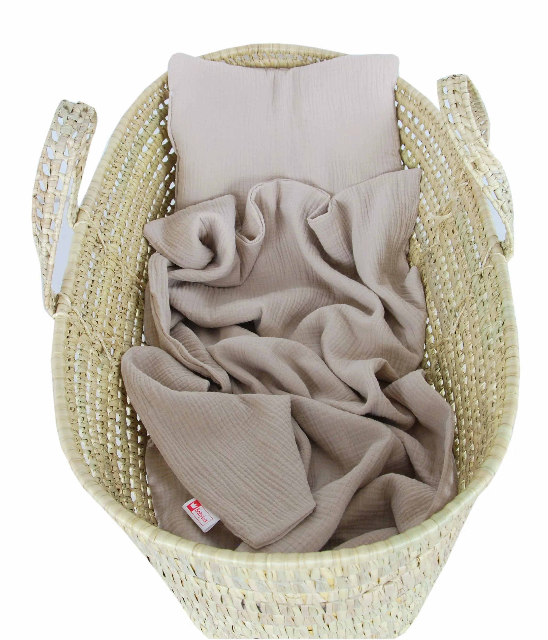Babydecke BabyLux Musselin Decke 75x100cm +Kissen günstig online kaufen