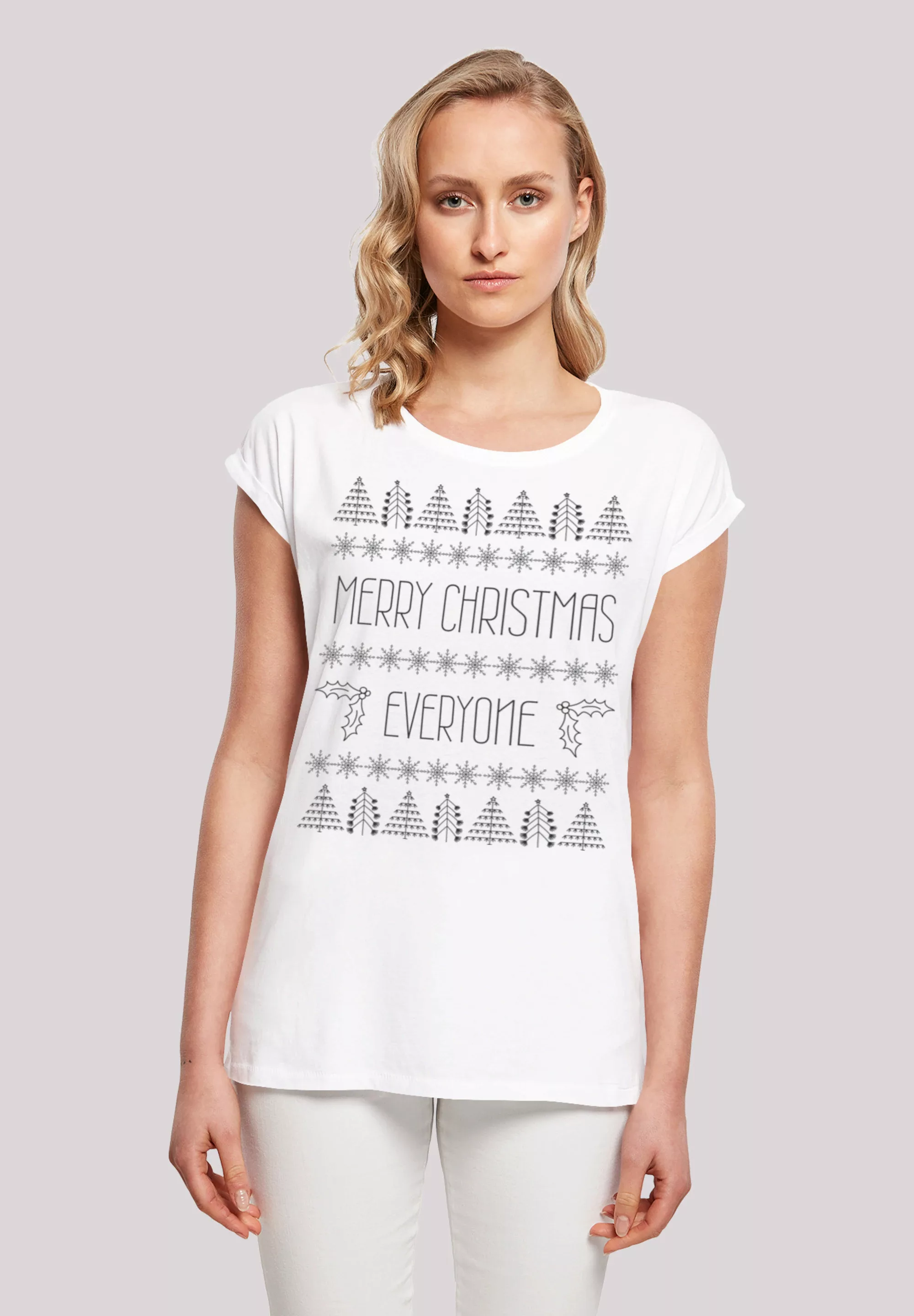 F4NT4STIC T-Shirt "Merry Christmas Everyone Weihnachten", Print günstig online kaufen