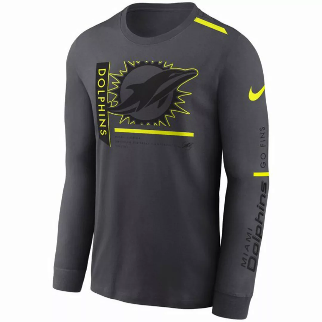 Nike Langarmshirt Miami Dolphins DriFIT VOLT günstig online kaufen