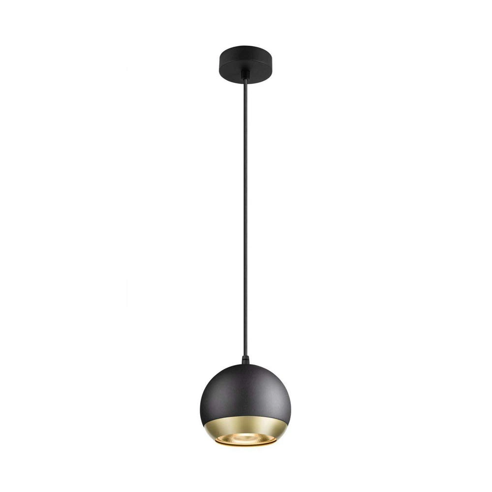 Pendelleuchte Light Eye ® 150 in Schwarz-matt und Gold-matt 13W Gu10 günstig online kaufen