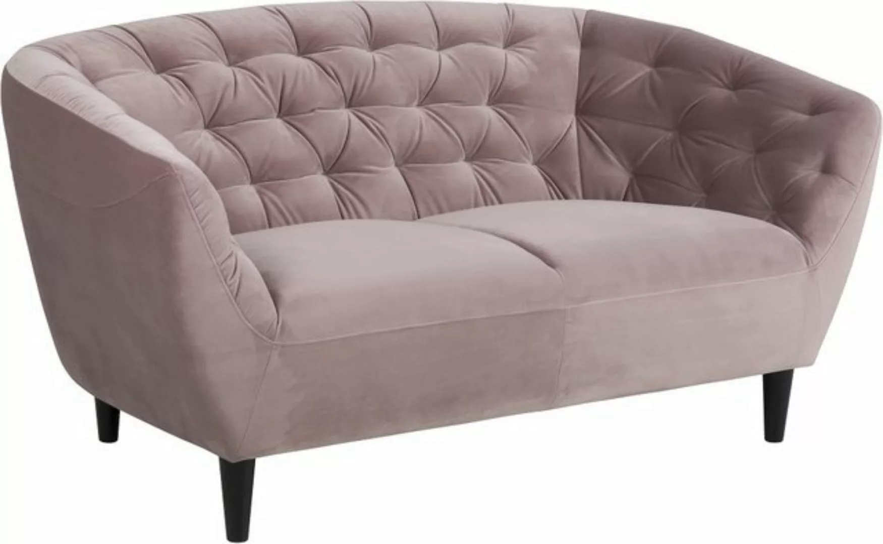 ACTONA GROUP 2-Sitzer "Ria Sofa, Couch, Doppelsofa, Loveseat,", Samtstoff, günstig online kaufen