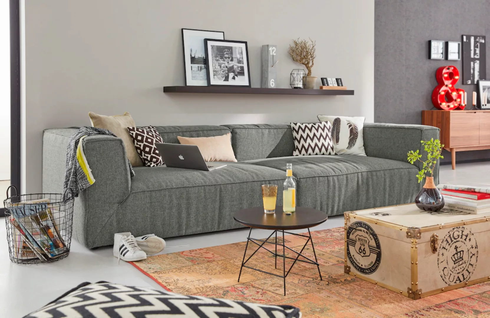 TOM TAILOR HOME Big-Sofa "BIG CUBE", TOM TAILOR Big-Sofa >>BIG CUBE günstig online kaufen