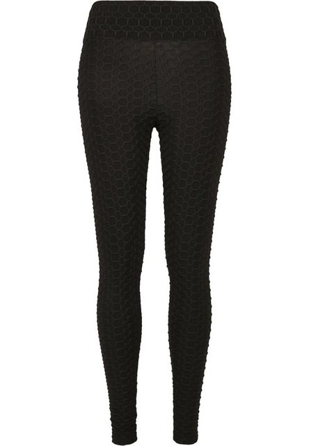 URBAN CLASSICS Leggings Damen Ladies High Waist Honeycomb Leggings (1-tlg) günstig online kaufen