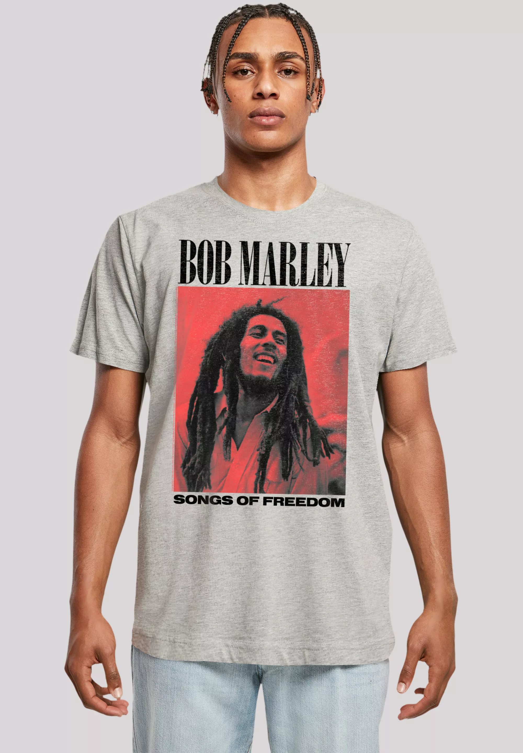 F4NT4STIC T-Shirt "Bob Marley Songs Of Freedom Reggae Music", Premium Quali günstig online kaufen