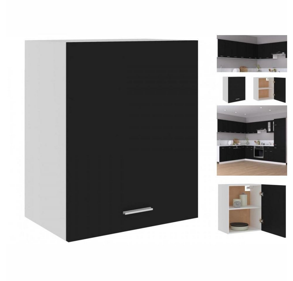 vidaXL Unterschrank Hängeschrank Schwarz 50x31x60 cm Spanplatte günstig online kaufen