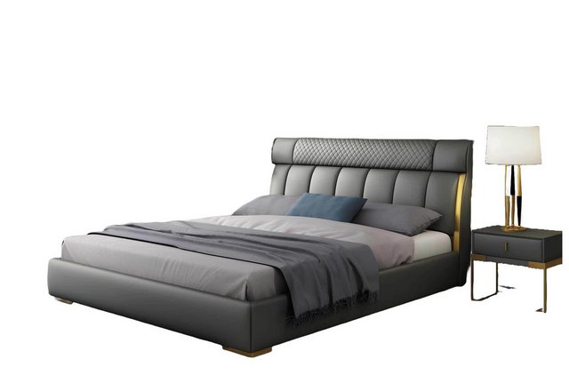 JVmoebel Bett, Bett Polster Design Luxus Metall Doppel Hotel Betten Schlafz günstig online kaufen