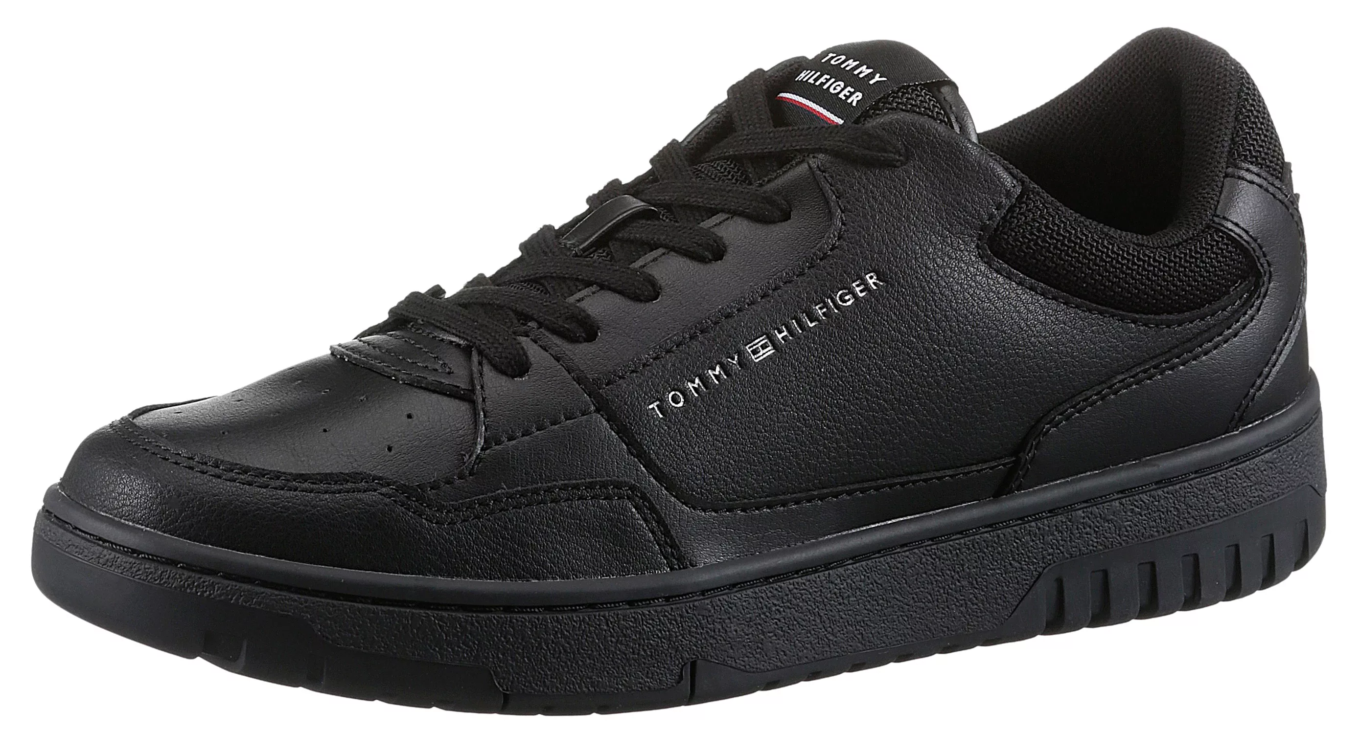 Tommy Hilfiger Sneaker "TH BASKET CORE LEATHER", mit gepolstertem Schaftran günstig online kaufen