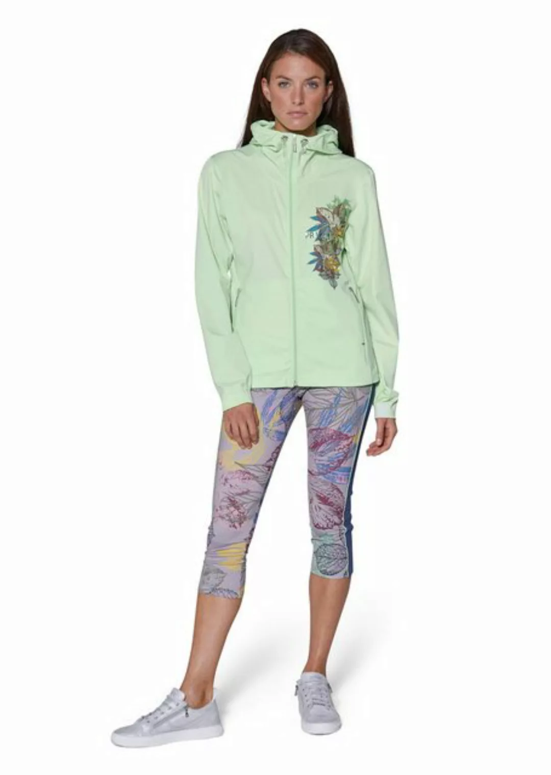 MADELEINE Outdoorjacke Leichtjacke mit floralem Printmotiv günstig online kaufen