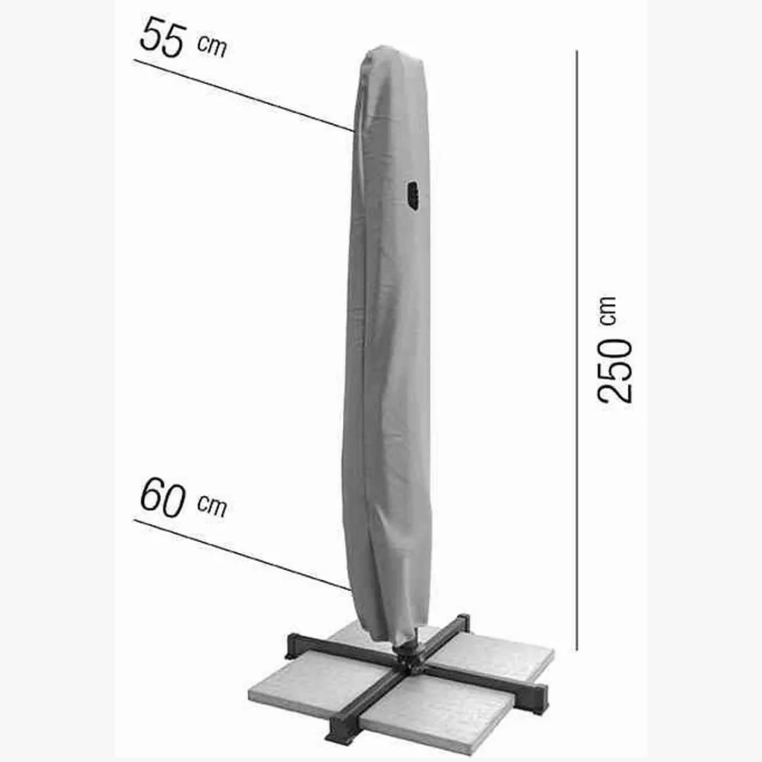 Siena Garden Schutzhülle Ampelschirm AquaShield 55 cm - 60 cm x 250 cm günstig online kaufen