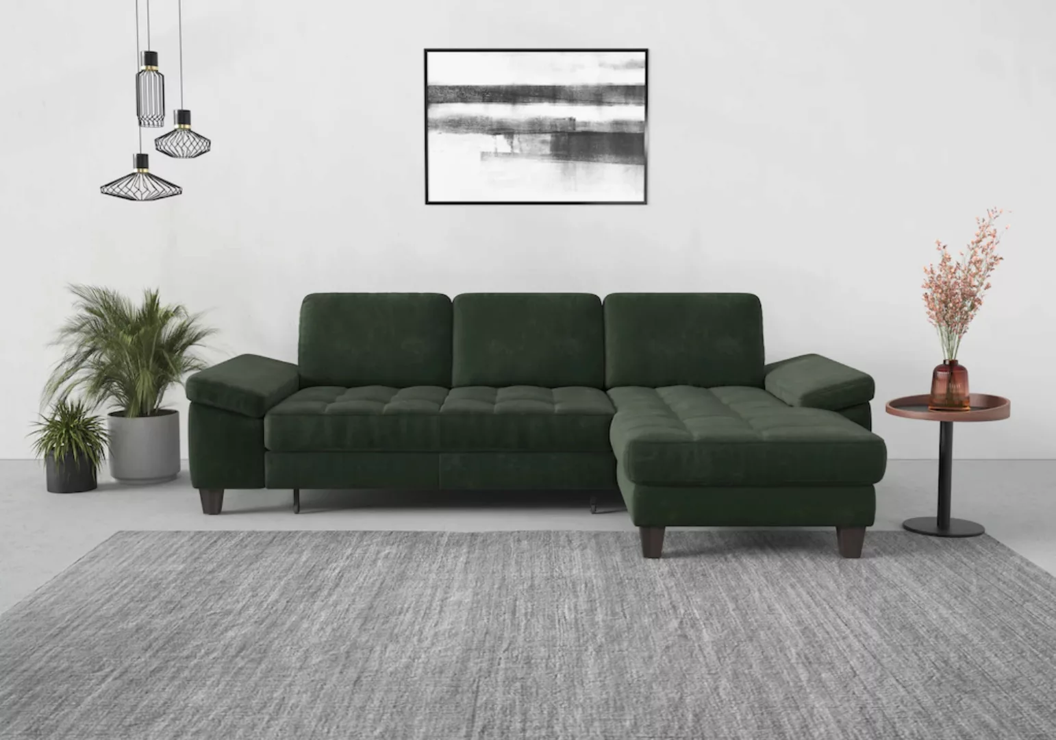 sit&more Ecksofa "Westham L-Form", Recamiere, mit oder ohne Bettfunktion, B günstig online kaufen