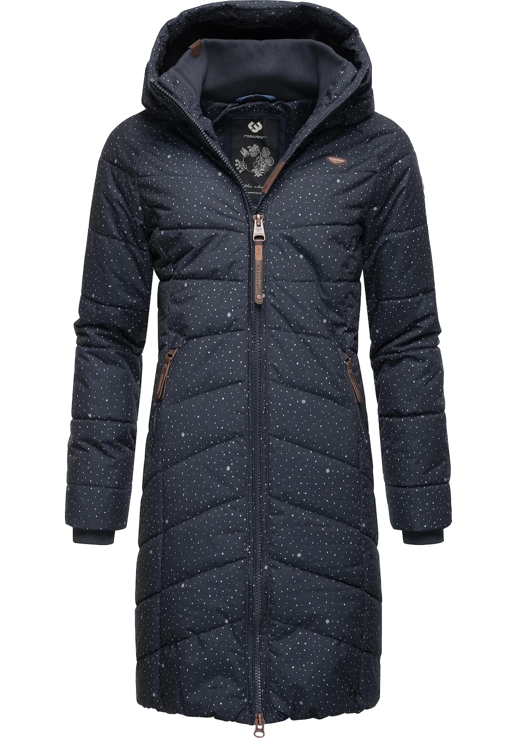 Ragwear Steppmantel "Dizzie Coat Print", stylischer, gesteppter Winterparka günstig online kaufen