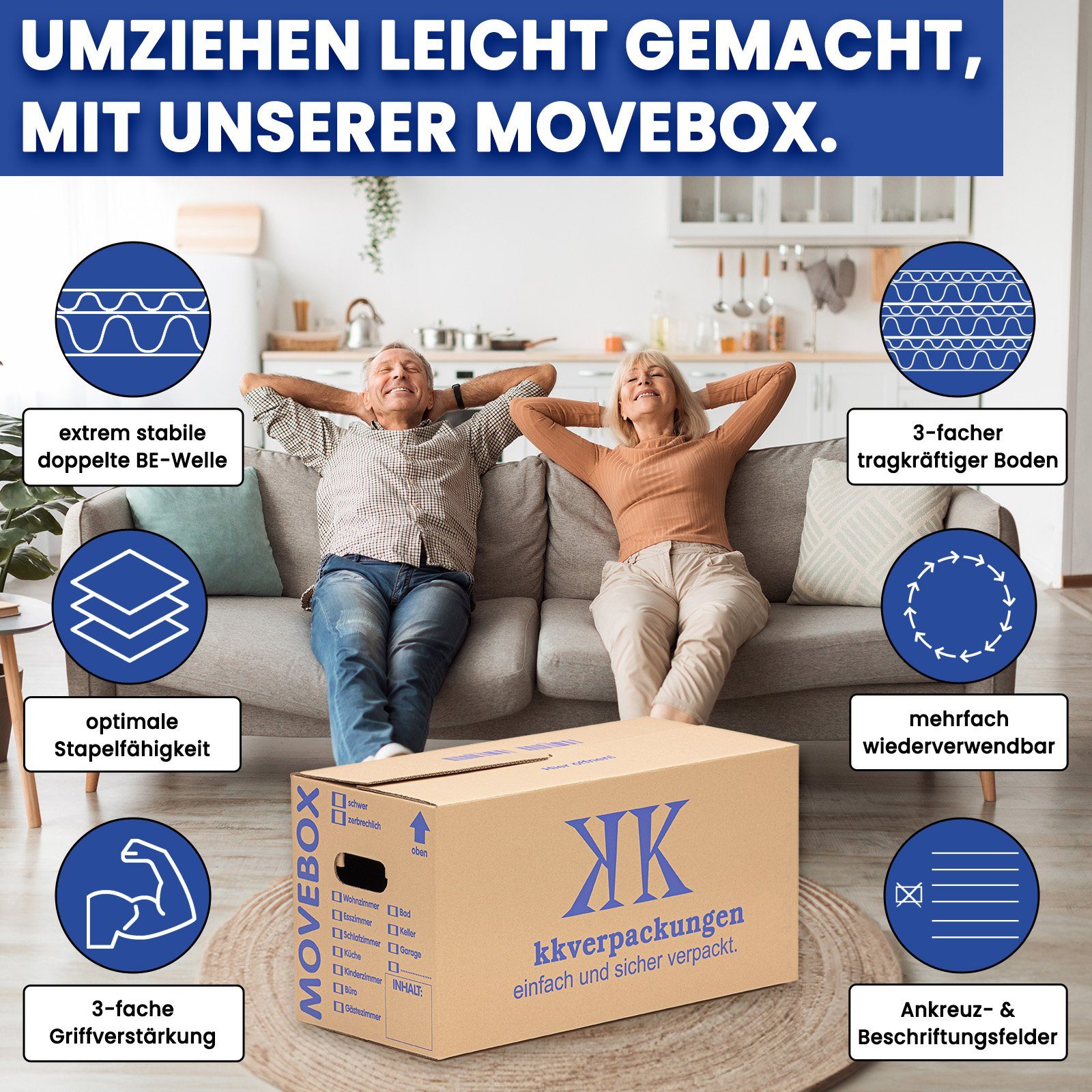 KK Verpackungen Aufbewahrungsbox (Spar-Set, 90 St., günstig online kaufen