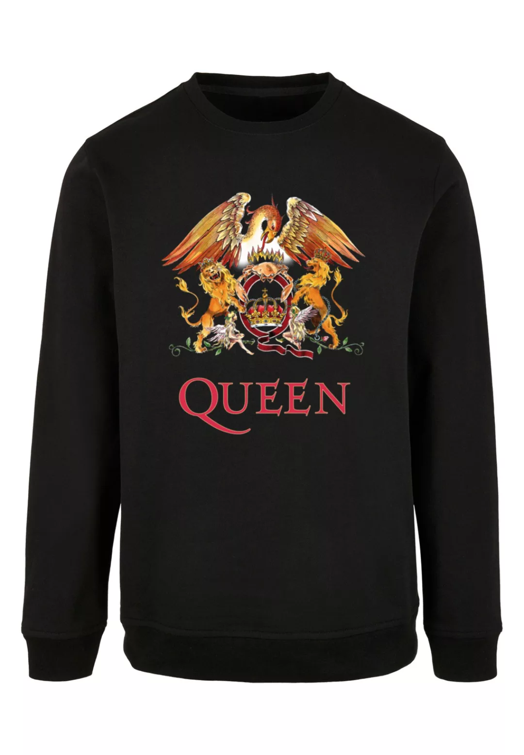 F4NT4STIC Kapuzenpullover "Queen Rockband Classic Crest Black" günstig online kaufen