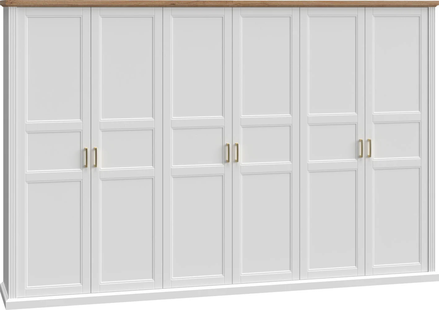 Home affaire Kleiderschrank "Tara", lackiert mit wasserbasiertem UV-Lack, i günstig online kaufen