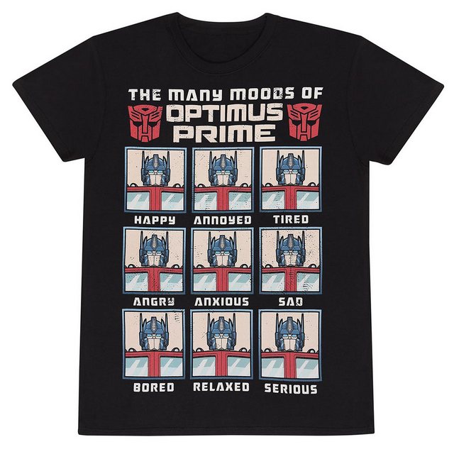 Transformers T-Shirt Many Moods Of Optimus Prime günstig online kaufen