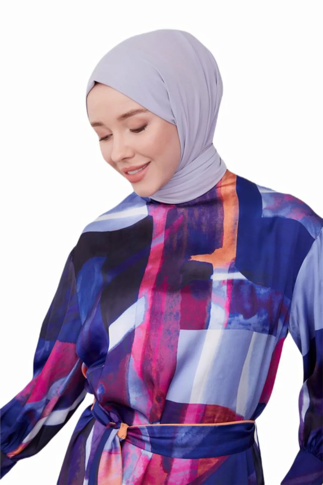 ARMİNE Maxikleid Armine gemustertes Kleid – moderne und elegante Hijab-Mode günstig online kaufen
