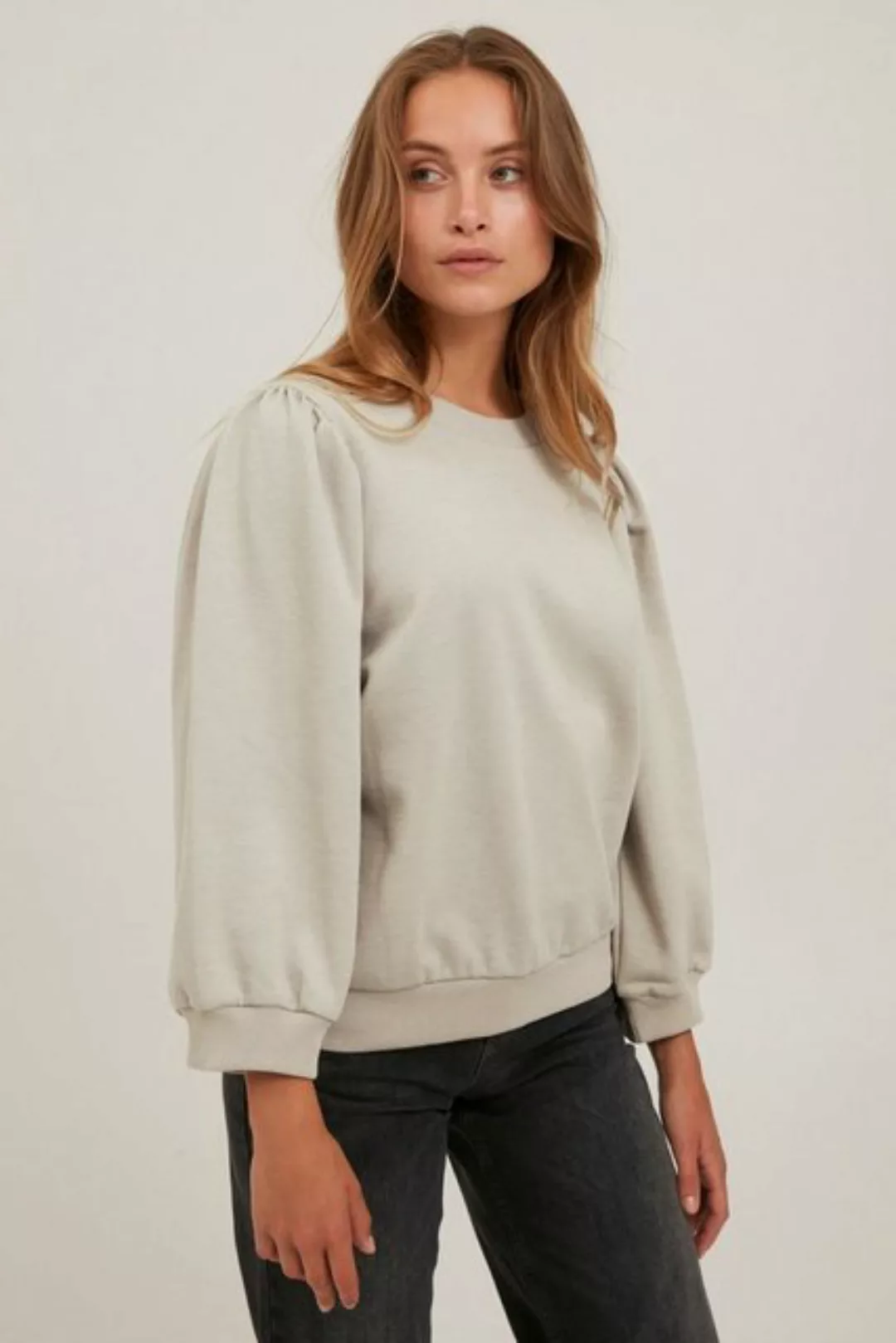 Pulz Jeans Sweatshirt PZSOFIA - 50206259 Schöner Sweater mit 3/4 Ärmeln günstig online kaufen