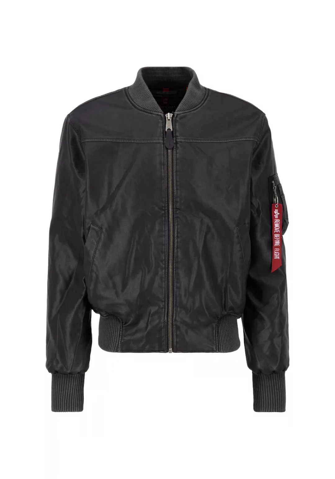 Alpha Industries Bomberjacke "MA-1 Faux Leather Vintage Bomberjacke" günstig online kaufen