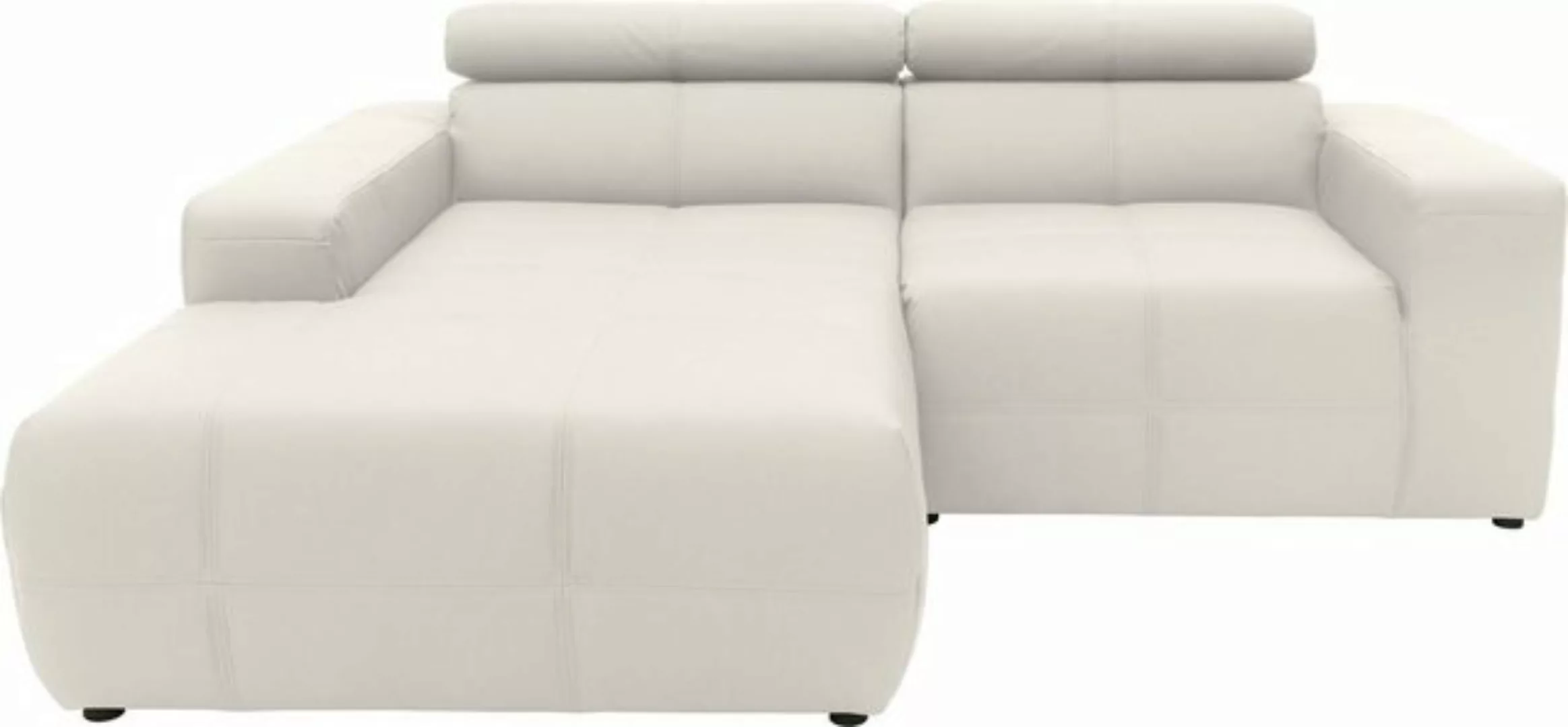 DOMO collection Ecksofa Brandon kleine Ausführung B/T/H: 214/100/80 cm, Mit günstig online kaufen