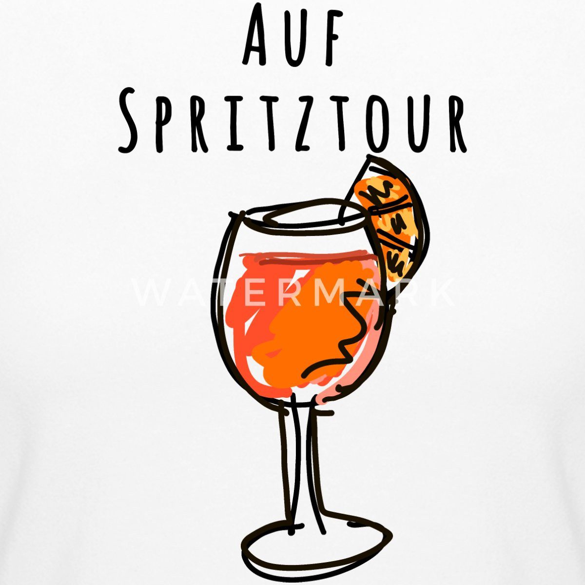 Spreadshirt T-Shirt Auf Spritztour Illustration, Spritz günstig online kaufen