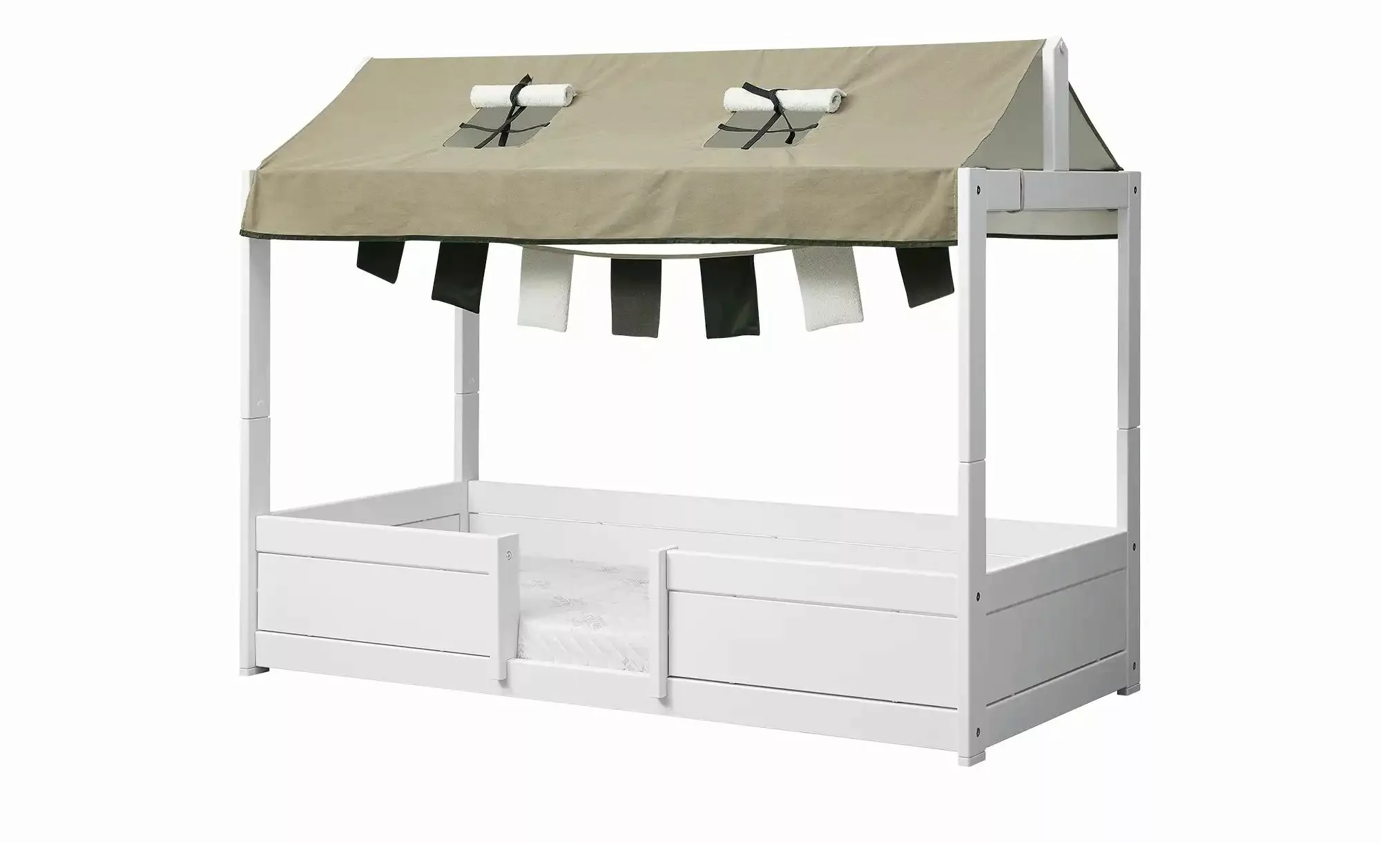 Lifetime 4 in 1 Bett mit Dachkonstruktion   ¦ weiß ¦ Maße (cm): B: 207 H: 1 günstig online kaufen