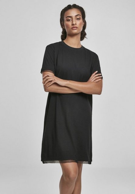 URBAN CLASSICS Shirtkleid "Urban Classics Damen Ladies Boxy Lace Hem Tee Dr günstig online kaufen