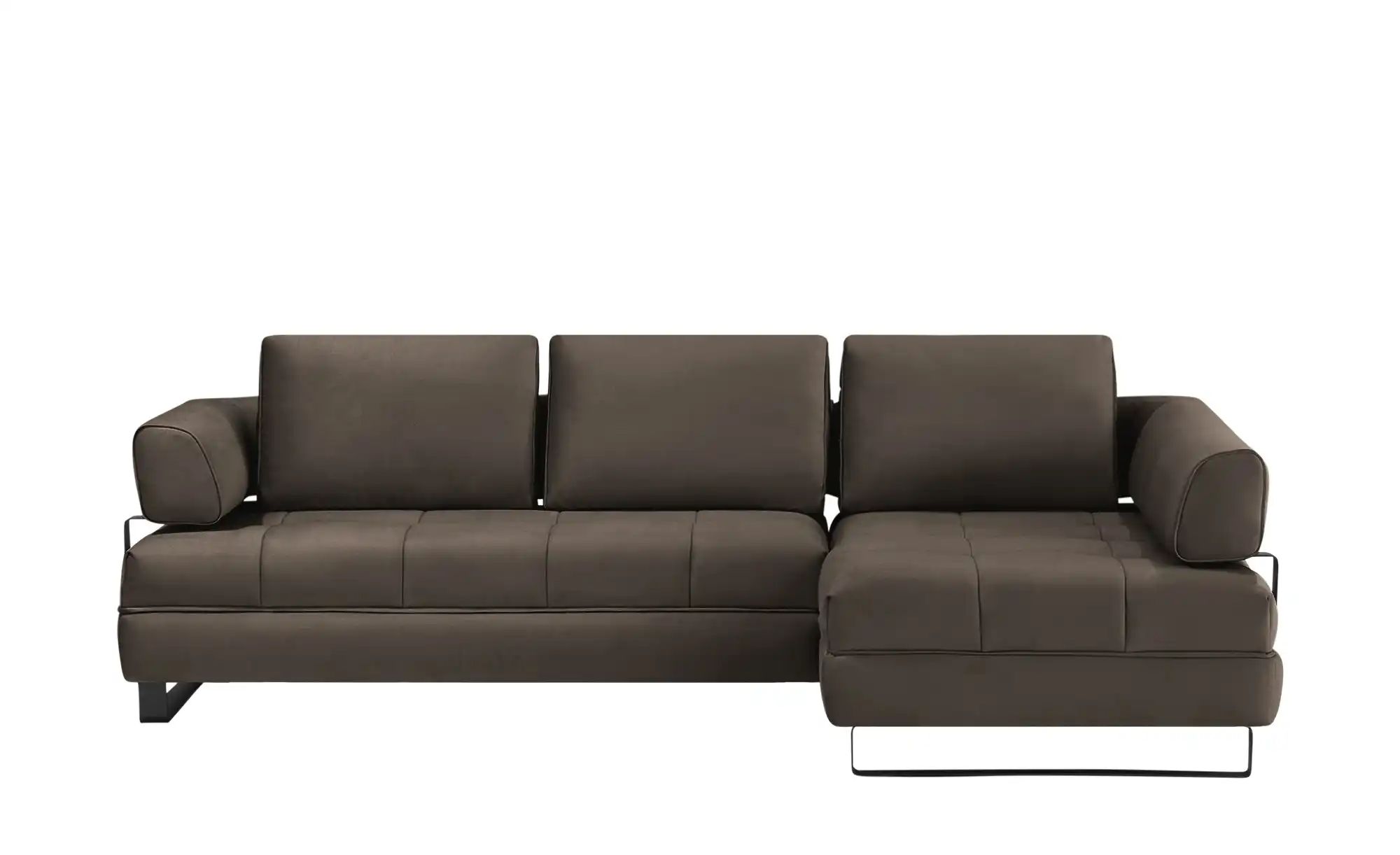 switch Ecksofa in Lederoptik Havana ¦ braun ¦ Maße (cm): B: 272 H: 89 T: 17 günstig online kaufen