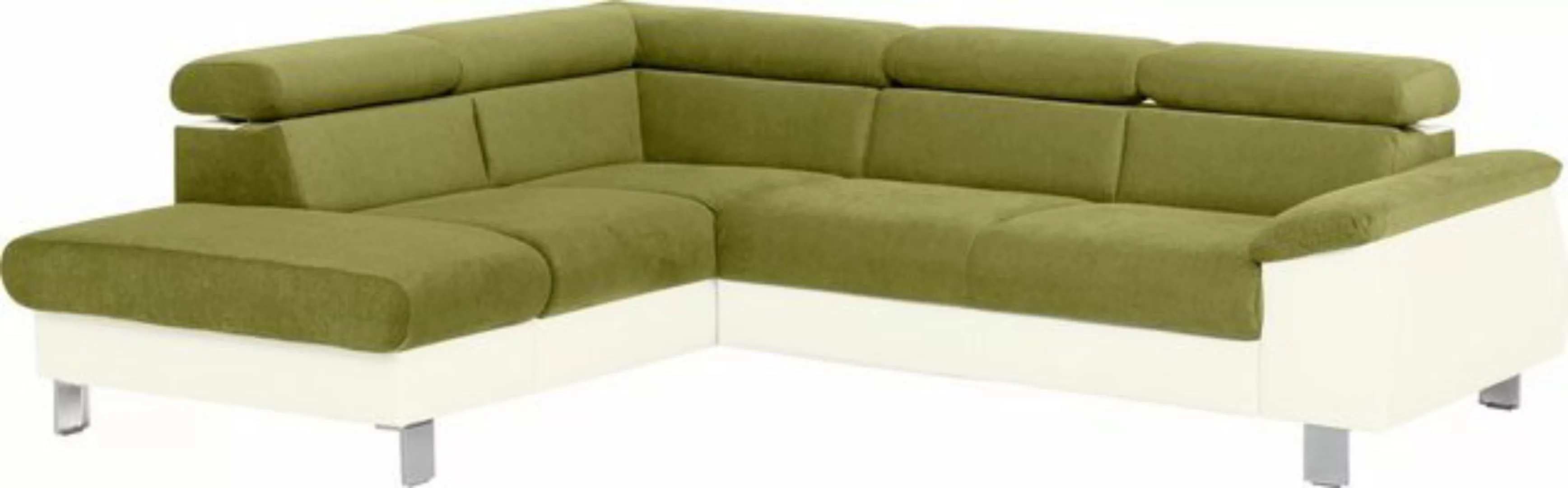 COTTA Ecksofa "Komaris L-Form", inklusive Kopf- bzw. Rückenverstellung, wah günstig online kaufen