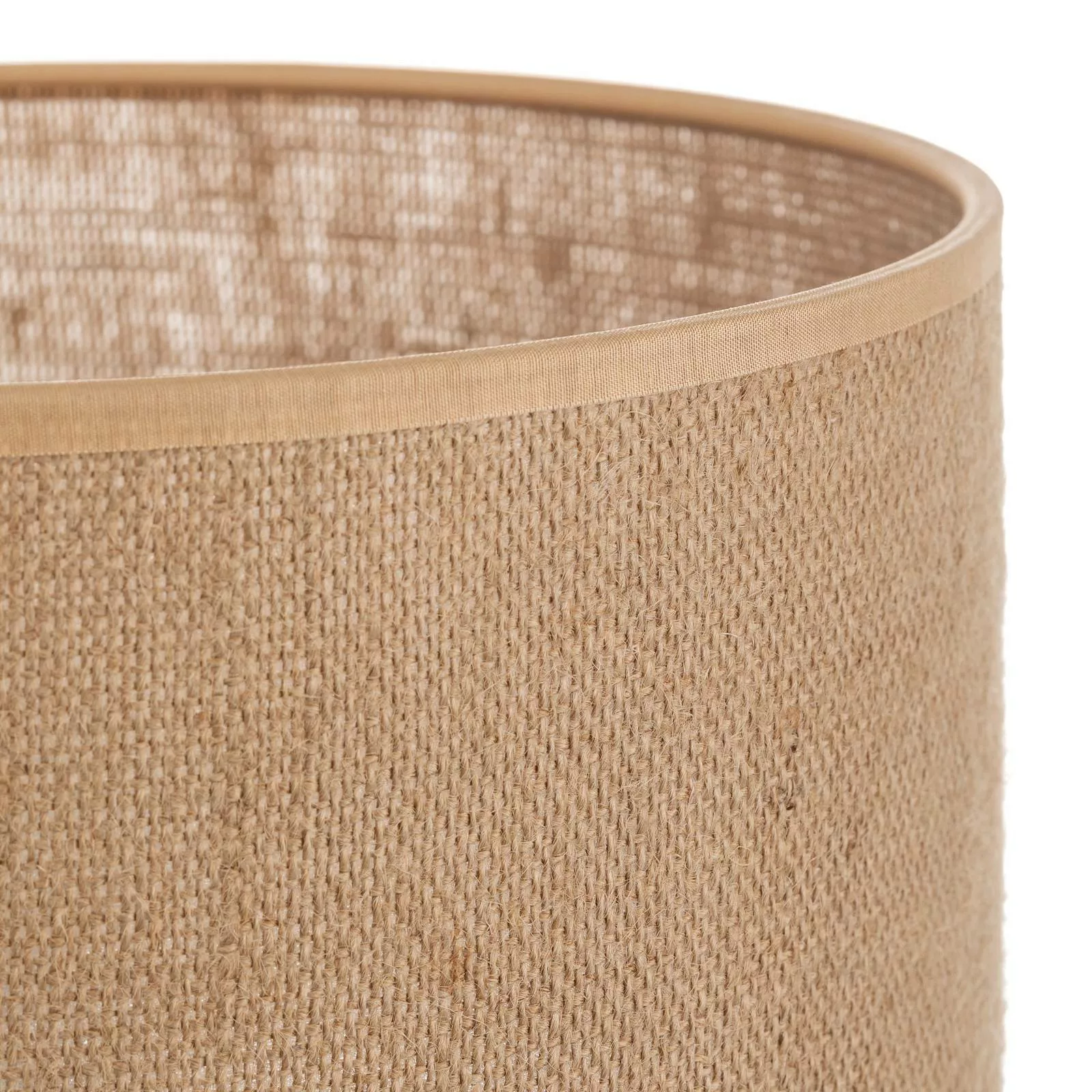 Lampenschirm Jute Ø 25 cm Höhe 18 cm beige günstig online kaufen