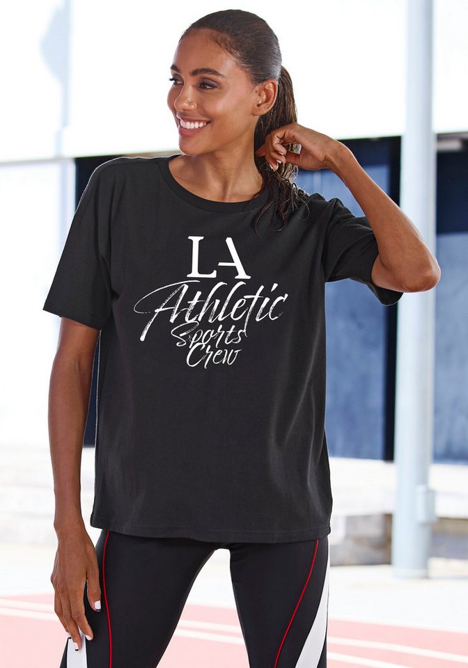 LASCANA ACTIVE T-Shirt mit Frontprint günstig online kaufen