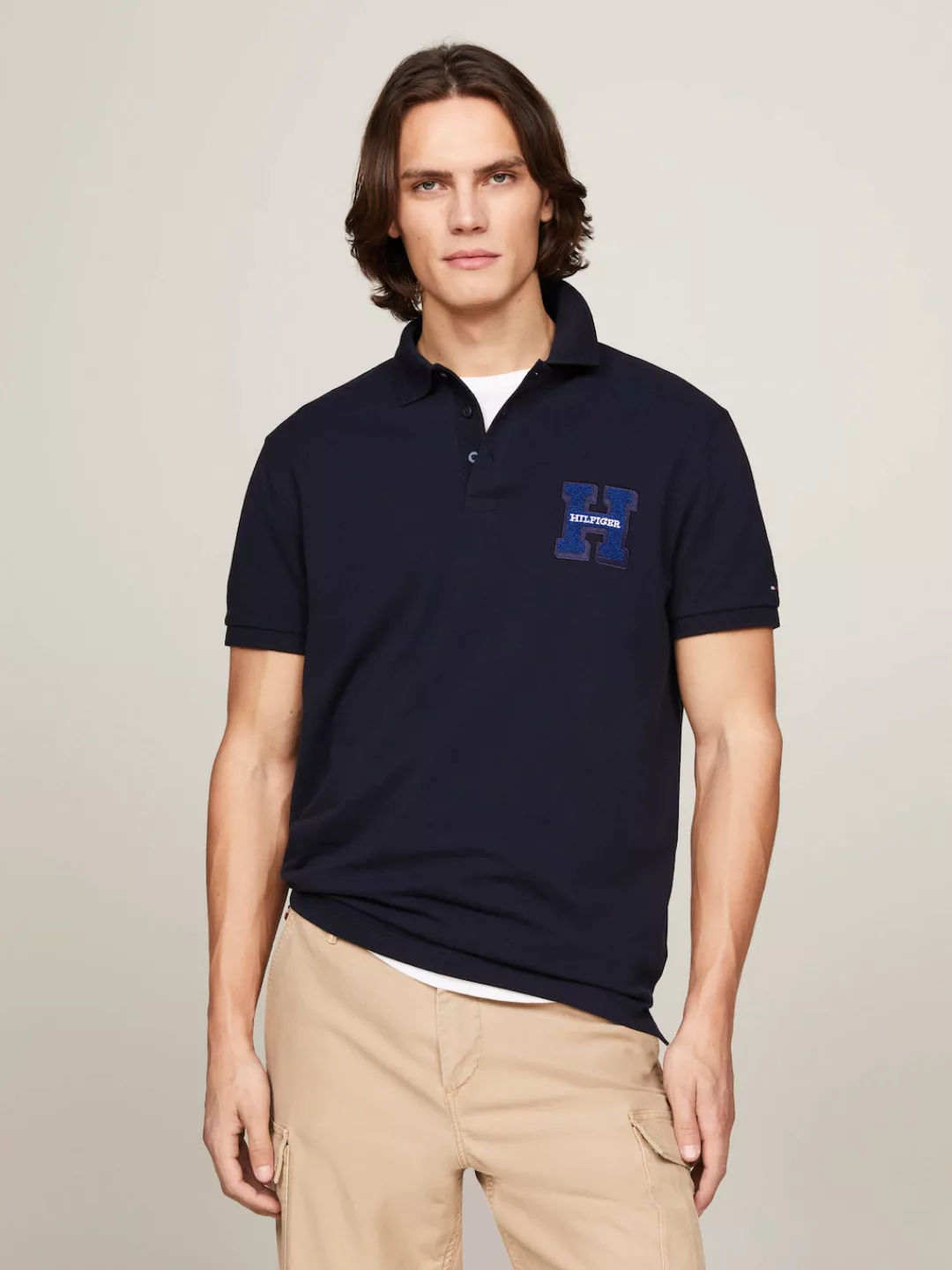Tommy Hilfiger Poloshirt BOUCLE H EMBRO REG POLO günstig online kaufen