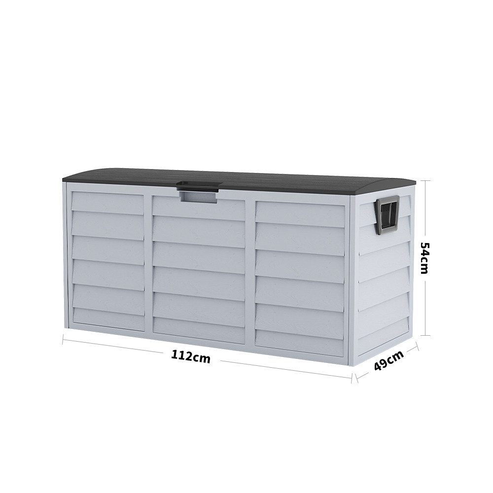 LIVINGANDHOME Gartenbox Abschließbare wasserdichte Gartenbox aus günstig online kaufen