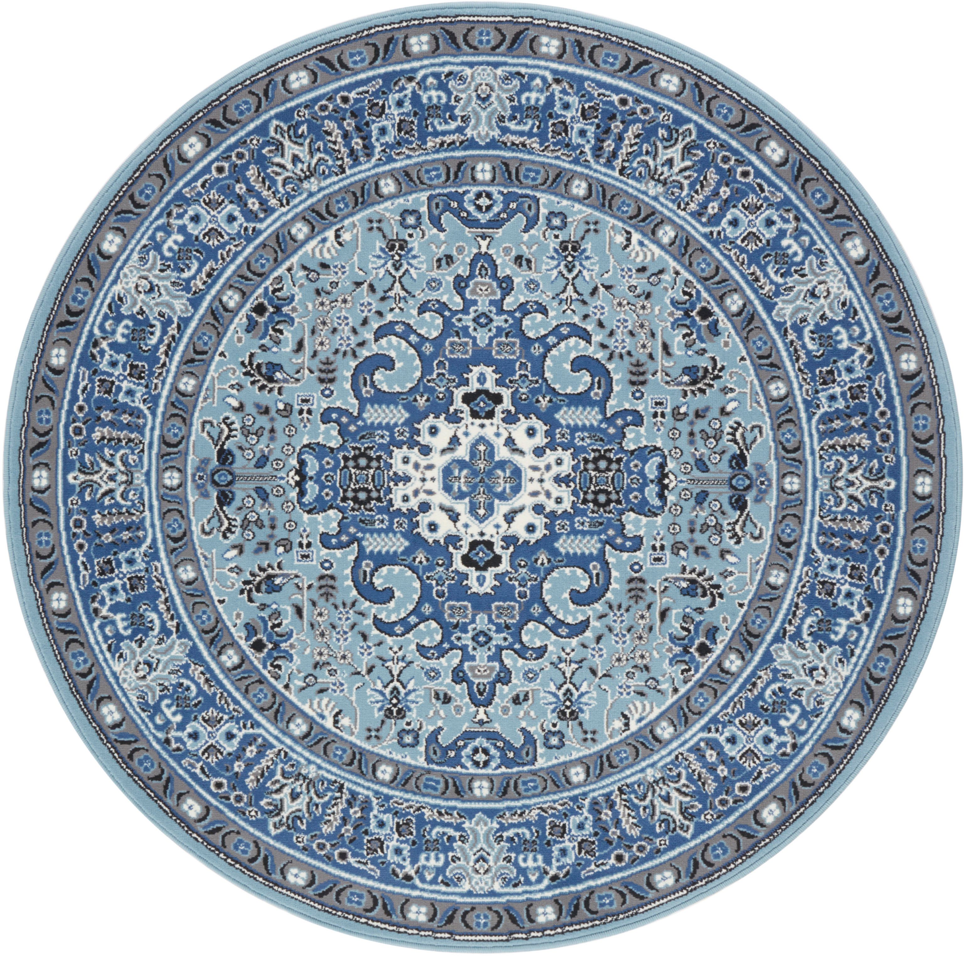HANSE Home Teppich »Skazar Isfahan«, rund, 9 mm Höhe, Kurzflor, Orient, Tep günstig online kaufen