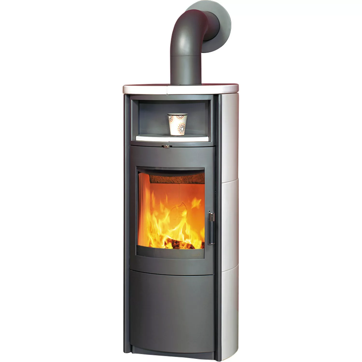 Hark Dauerbrand Kaminofen Nika ECOplus Cremeweiß 5 kW mit Automatik EEK: A+ günstig online kaufen