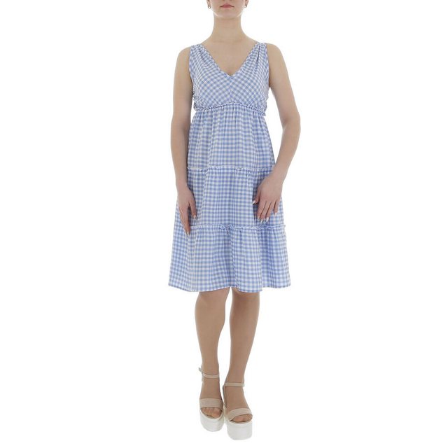 Ital-Design Sommerkleid Damen Freizeit Stufenkleid (85941363) Volants Karie günstig online kaufen