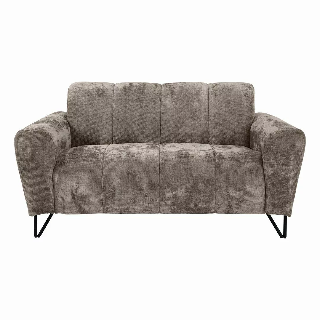 Beautysofa Sofa mit Metallbeine in schwarzer günstig online kaufen