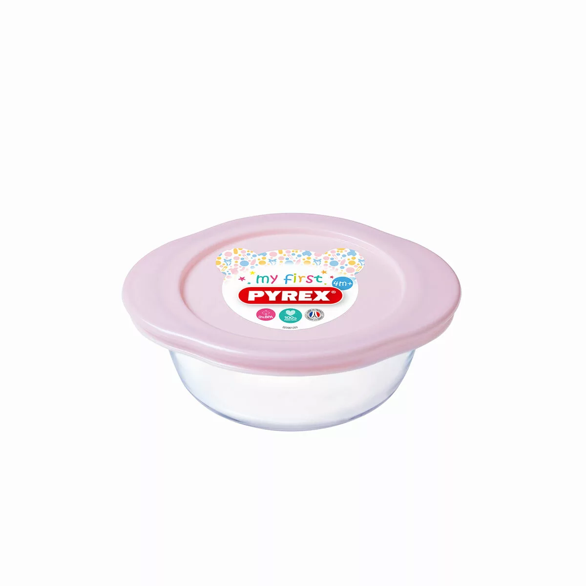 Runde Lunchbox Mit Deckel Pyrex Baby Storage Durchsichtig Glas (350 Ml) (5 günstig online kaufen