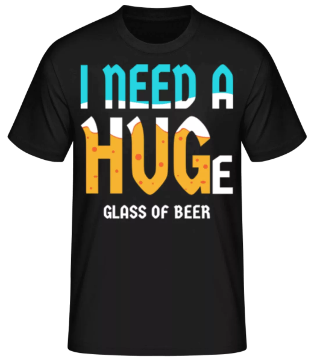 Huge Glass Of Beer · Männer Basic T-Shirt günstig online kaufen