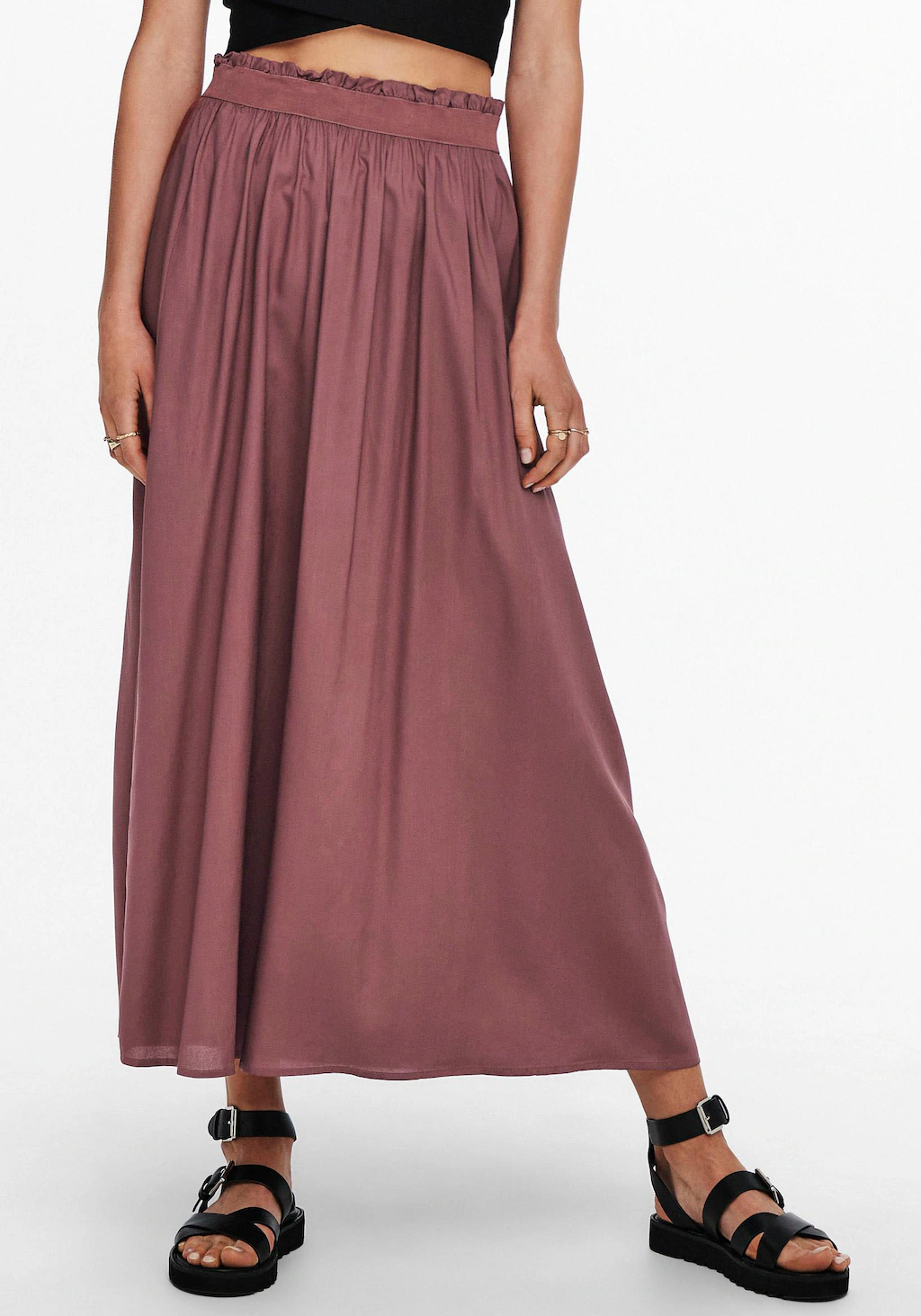 Only Damen Rock ONLVENEDIG LIFE LONG SKIRT günstig online kaufen