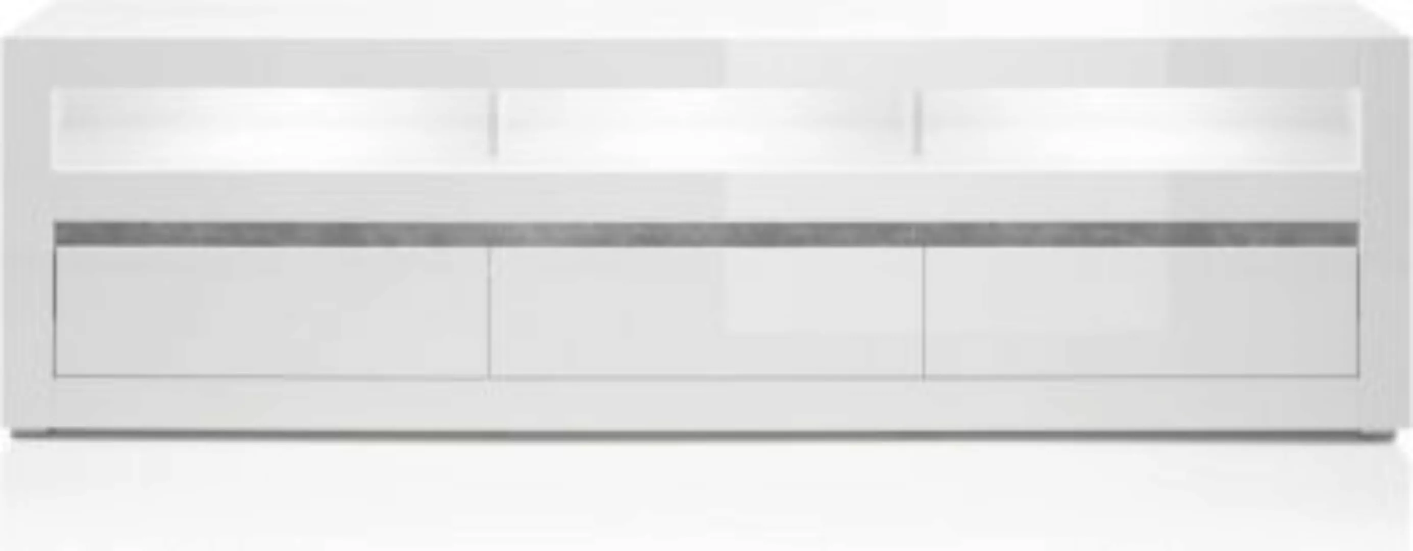 Lomadox TV-Lowboard COGO-61 modernes Design in weiß Hochglanz inkl. LED und günstig online kaufen