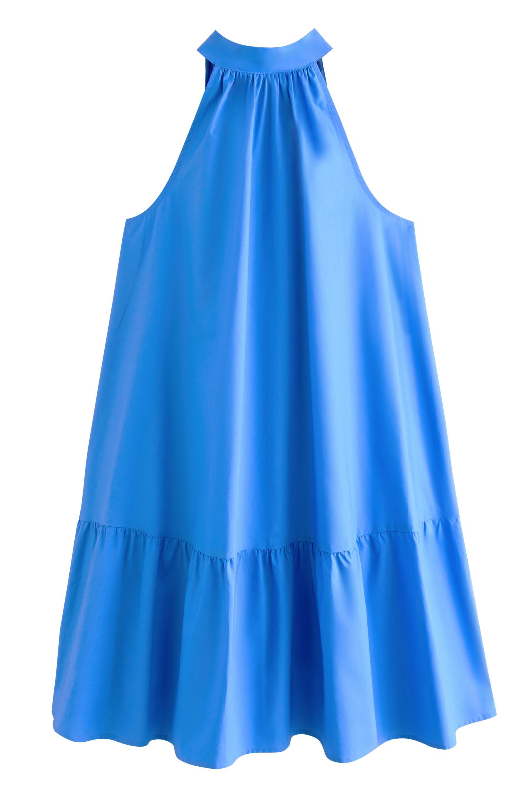 Next Minikleid Ärmelloses, gestuftes Neckholder-Minikleid (1-tlg) günstig online kaufen