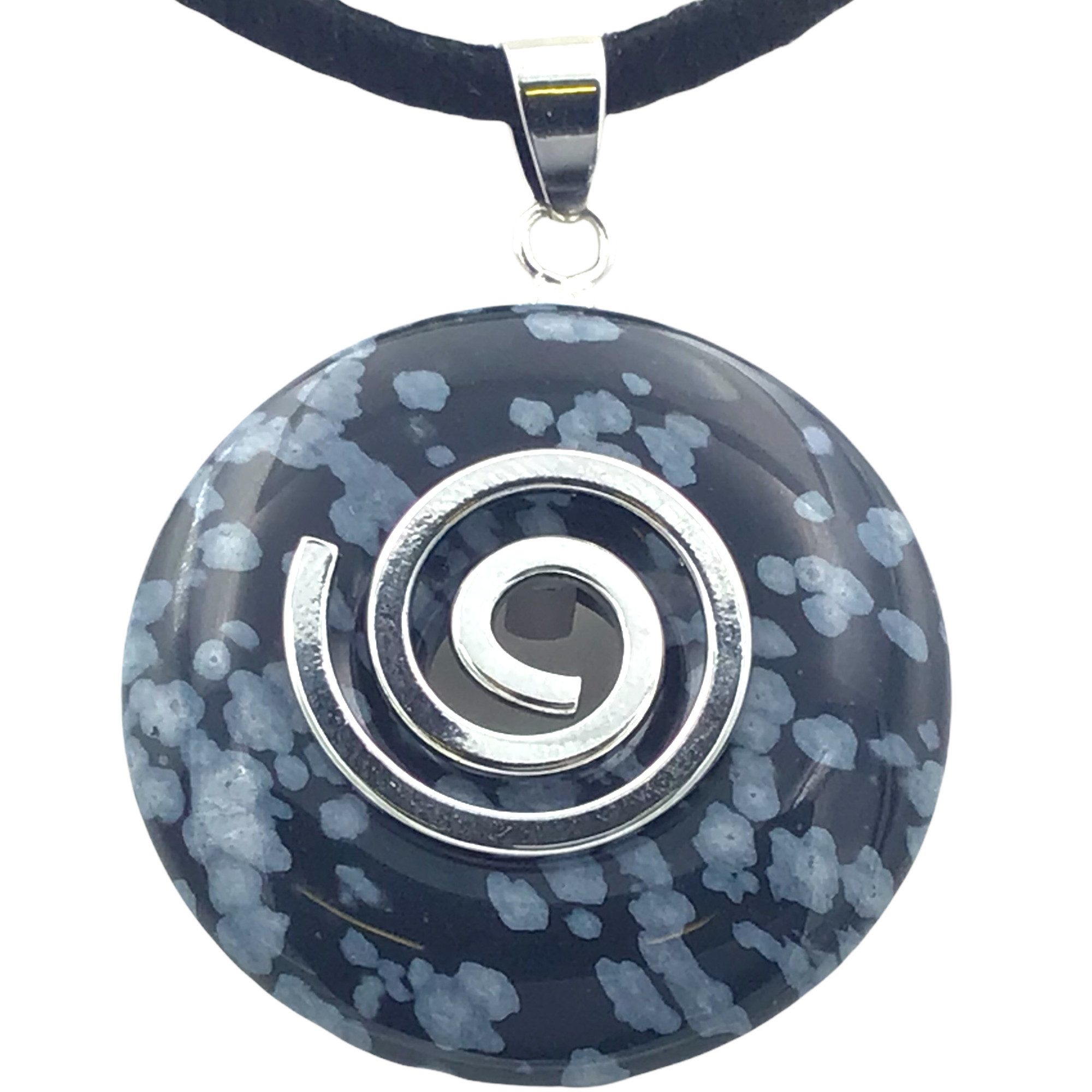 Steinfixx® Lange Kette echter Edelsteindonut 30 günstig online kaufen