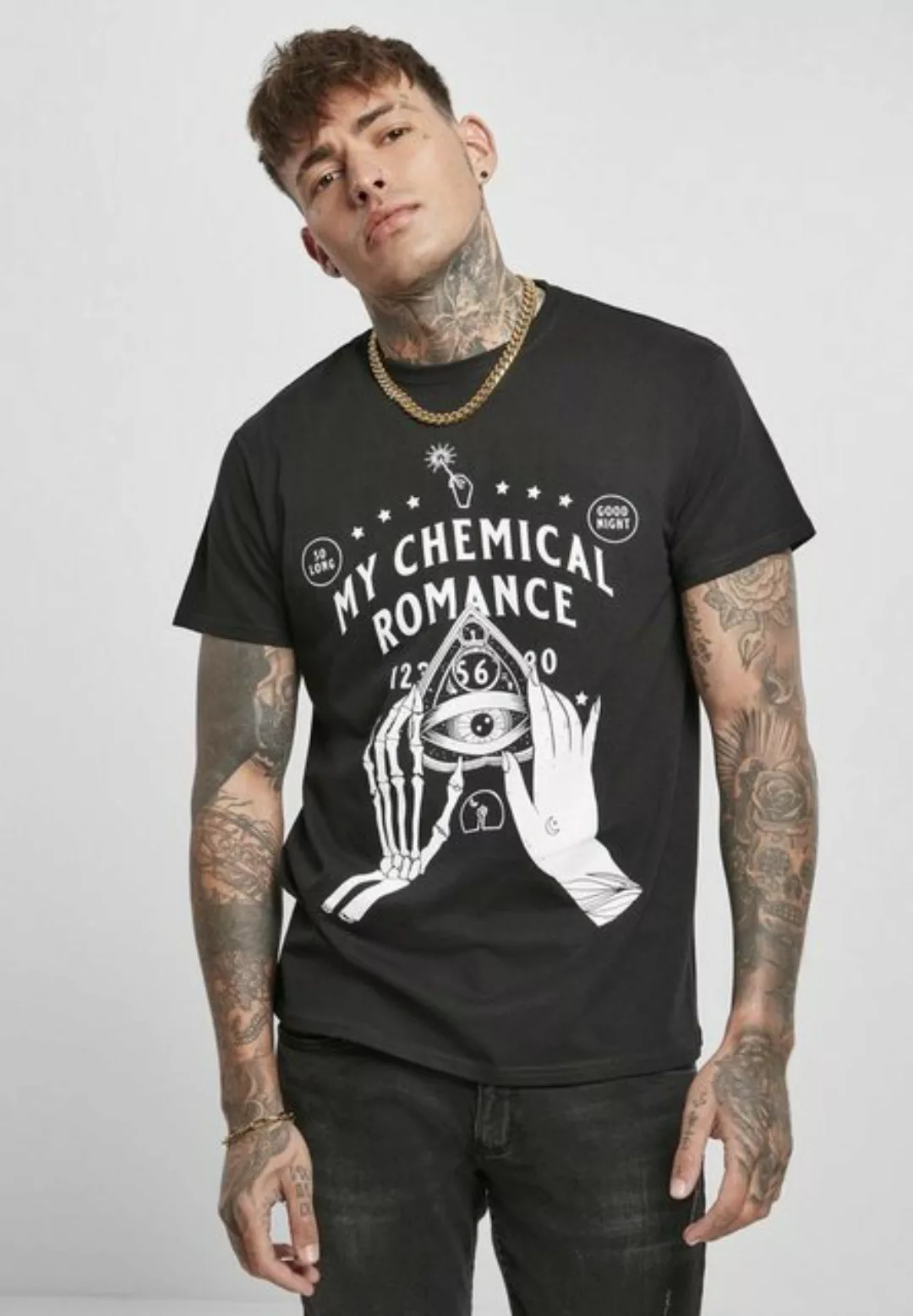 Merchcode T-Shirt Merchcode Herren My Chemical Romance Pyramid Tee (1-tlg) günstig online kaufen