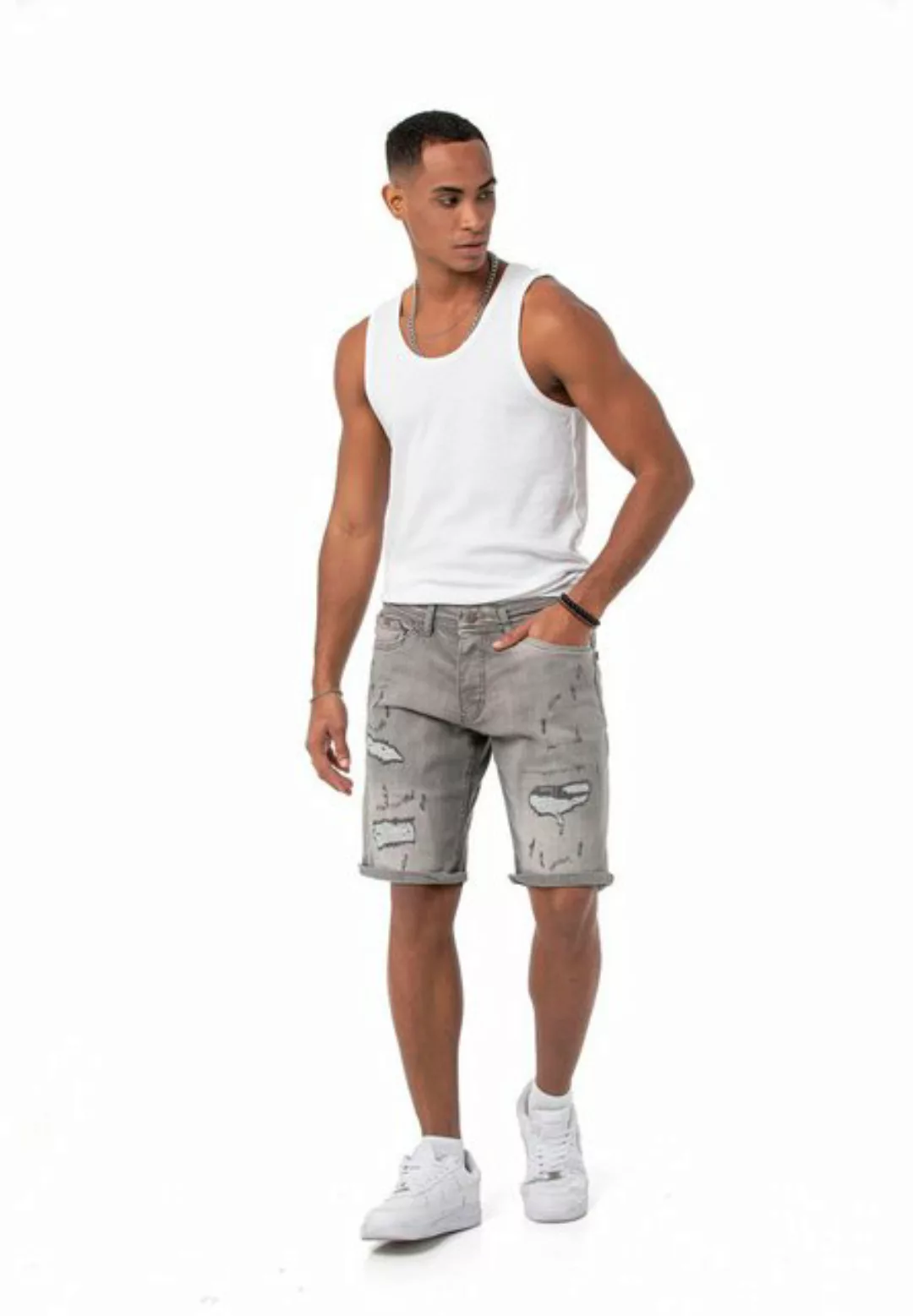 RedBridge Jeansshorts Red Bridge Herren Jeans Shorts Kurze Hose Denim Distr günstig online kaufen