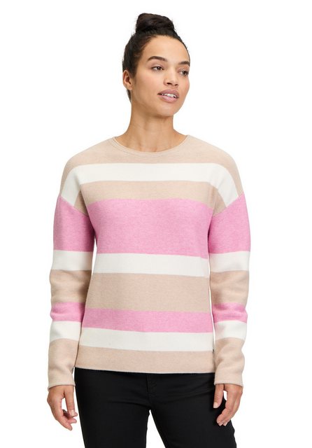 Betty&Co Strickpullover Betty & Co Strickpullover mit Streifen (1-tlg) Stru günstig online kaufen