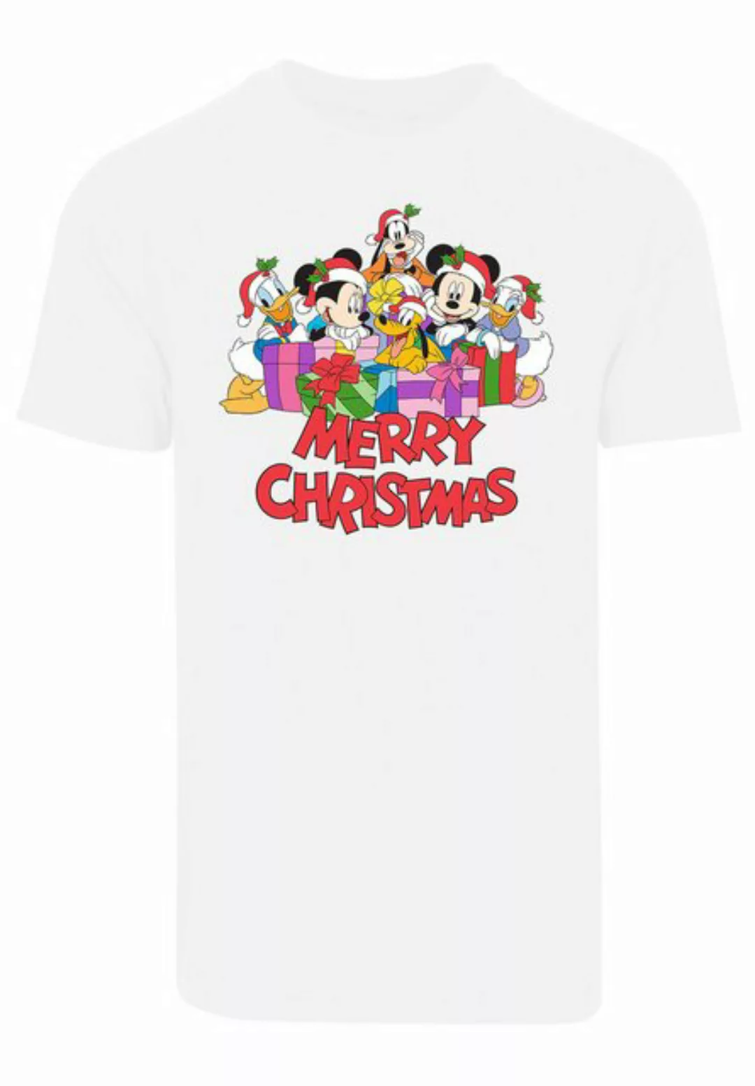 F4NT4STIC T-Shirt Disney Micky Maus Merry Christmas Print günstig online kaufen