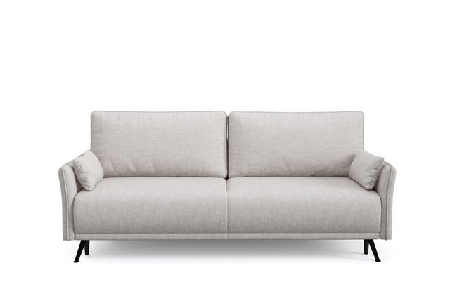 MOEBLO Sofa HOYA, modernes 3-Sitzer-Stoffsofa mit Schlaffunktion und Staura günstig online kaufen