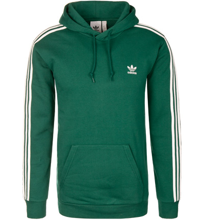 adidas ORIGINALS 3-Stripes Hoodie green HE9475 günstig online kaufen